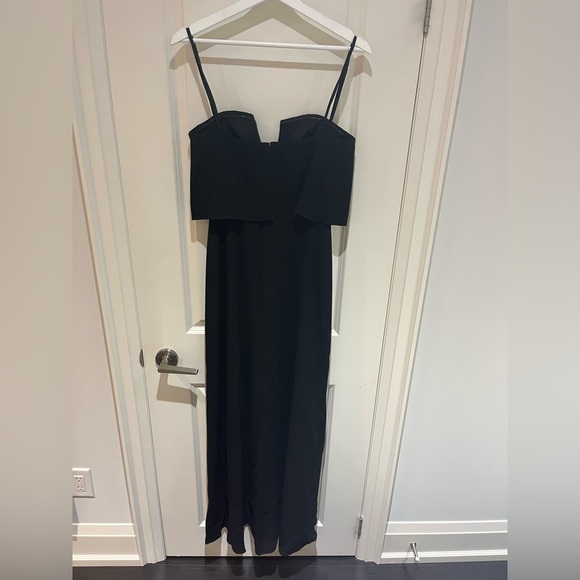 BCBG Black Strapless Gown - 4 - Picture 8 of 11